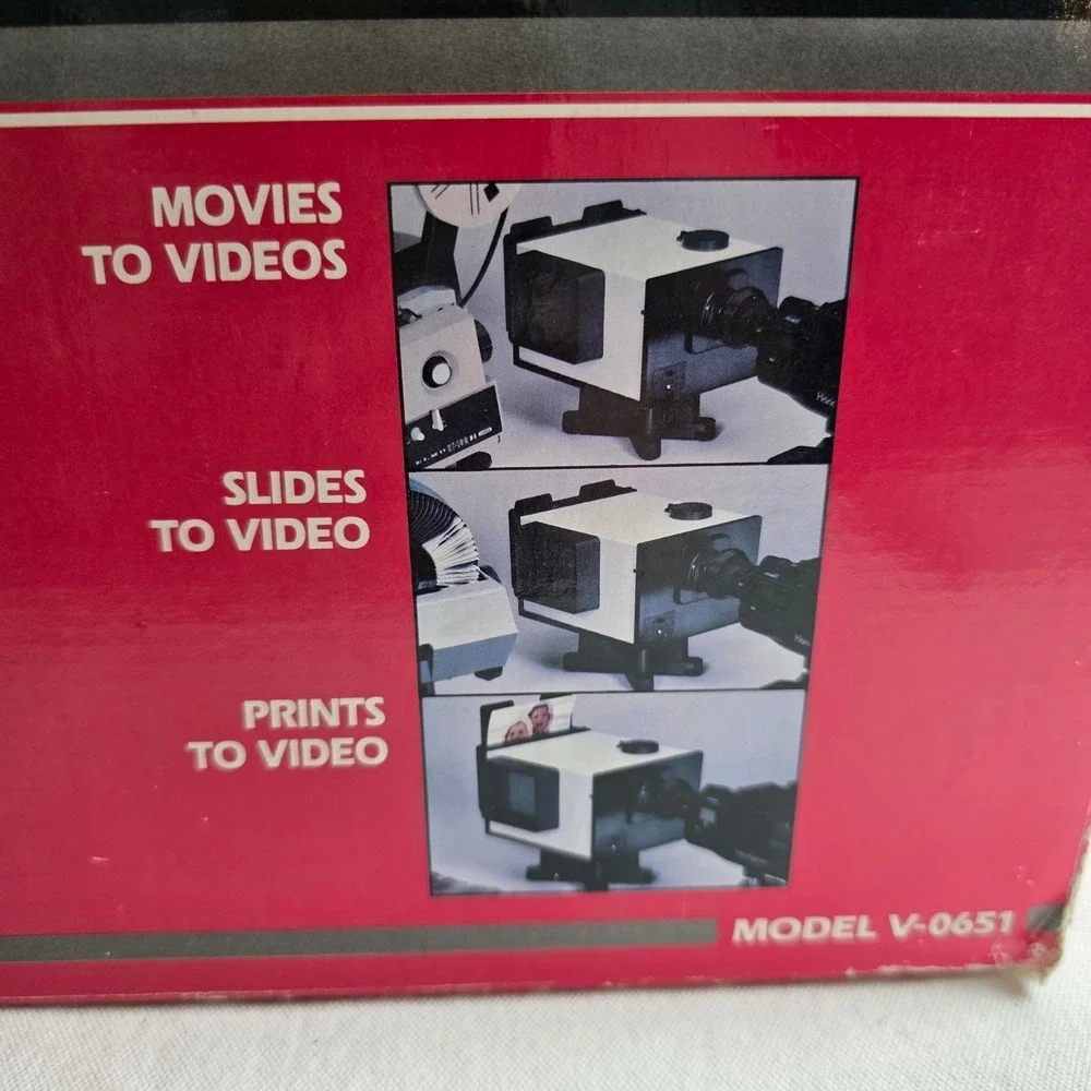 Ambico V-0651 All-In-One Video Transfer Photos Films Slides to Video Tape Boxed